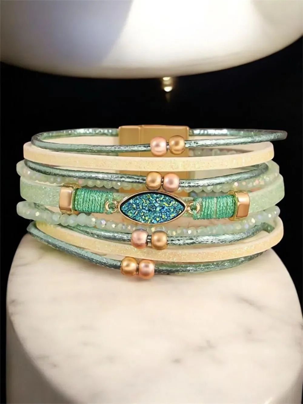 LEATHER BOHO BRACELET